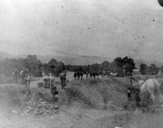 Ditch construction c.1900